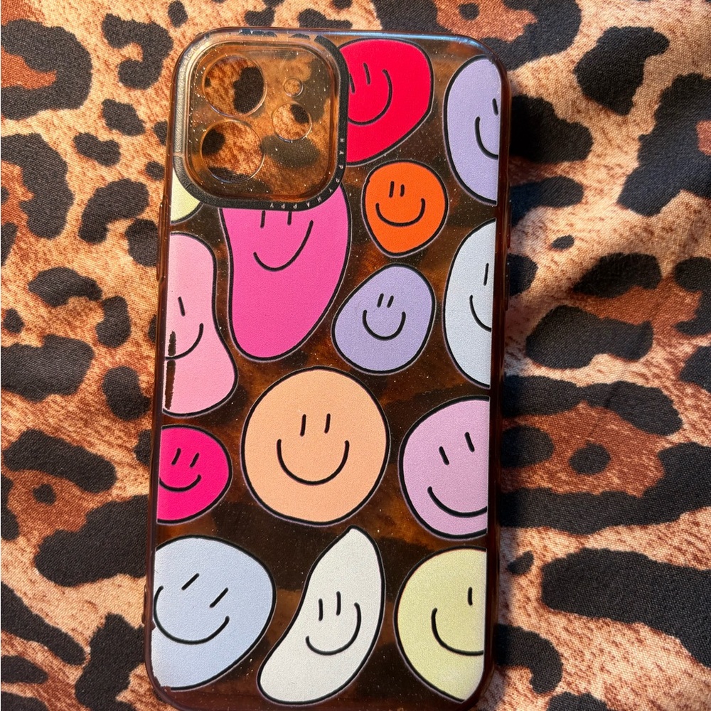 Colorful Smiley Face Phone Case